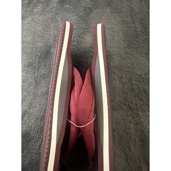 Lacoste Men's Randle SPM Canvas Flip Flop Red Size 11  New - Picture 13 of 16